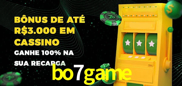bo7game melhor bônus de depósito